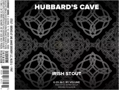 Hubbard's Cave Irish Stout Cn16oz Ea