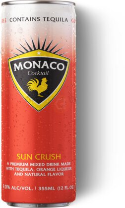 Monaco Sun Crush Tequila Cocktail Single