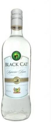Liquor Rum Black Cat Silver