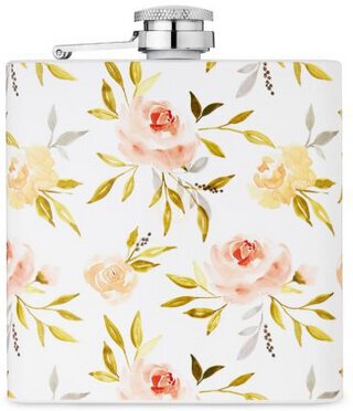 True Fab Flask Floral