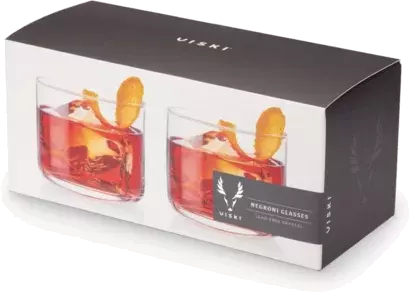 True Brands Viski Crystal Negroni Glasses