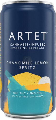 ARTET CHAMOMILE LEMON 8.4OZ CN 4PK 5MG