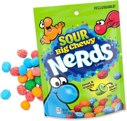 Sour Big Chewy Nerds Candy Sweet Crunchy Soyr Chewy