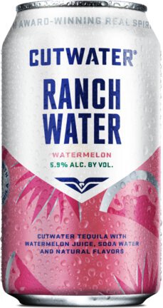 Cutwater Rtd Ranch Water Watermelon Cn Sin