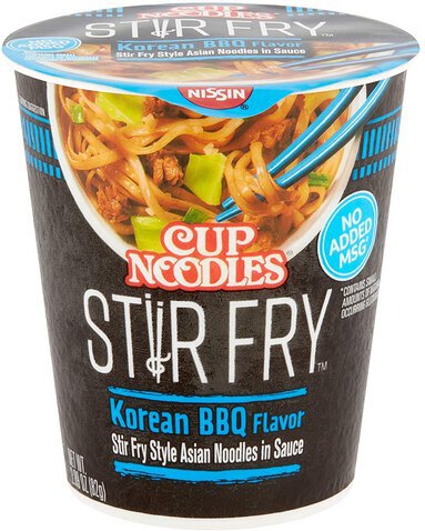 Cup Noodles Stiir Fry Korean Bbq Flavor
