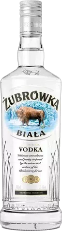 Zubrowka Biala Vodka Unflavored 100 Polish Rye
