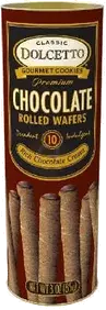 Dolcetto Choc Rolled Wafer Tin