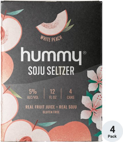 Hummy Soju Seltzer White Peach