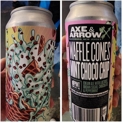 Axe & Arrow Waffle Mint Choco Chip