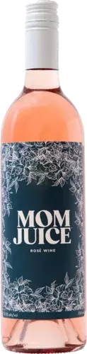 Mom Juice Rose Wine Glass