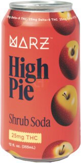 Marz High Pie Shrub Soda 25mg Thc 10 Can