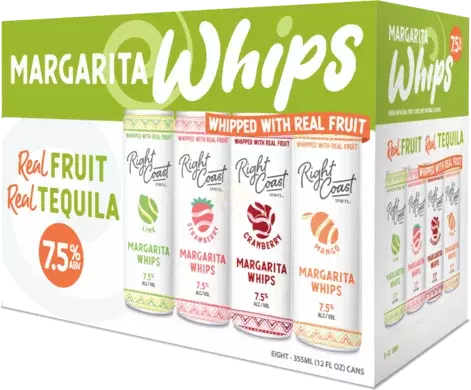 Right Coast Marg Whips Tequila Whips Variety