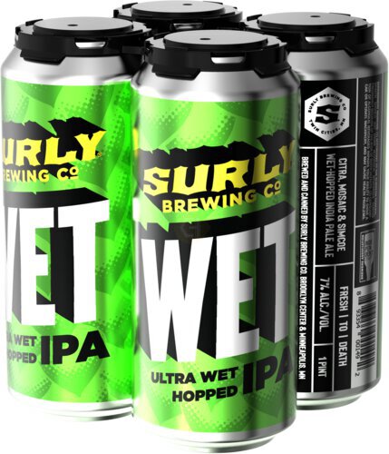 Surly Wet Ultra Fresh Hops 4 Pack Cans