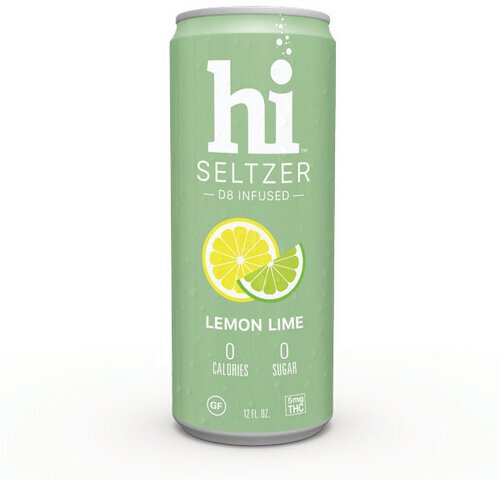 Hi Lemon Lime Hemp Derived Seltzer 5mg Thc