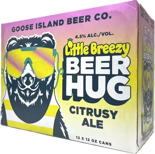 Goose Island Little Breezy Beer Hug Citrusy Ale