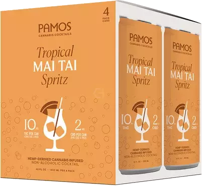 Pamos Cannabies Cocktails 4k Tropical Mai Tai Spritz
