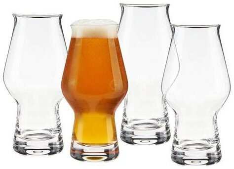 Tapered Glass IPA Beer Glasses Set Of
