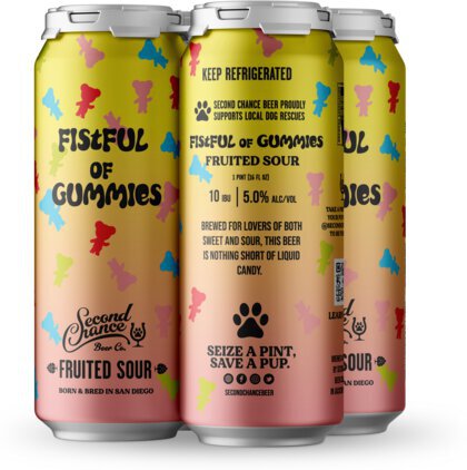 2nd Chance Fistful Of Gummies Fruited Sour 4 Pack Cans