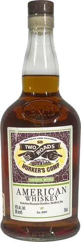 Berkshire Mountain Distlllers Two Roads Worker's Comp American Whiskey Aged Years 43 Abv