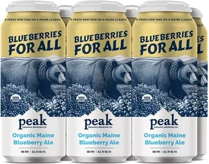 Peak Organic Blueberries For All Ale