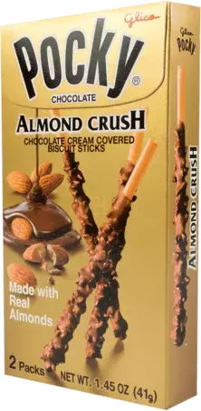 Pocky Almond Crush Chocolate Cream Covered