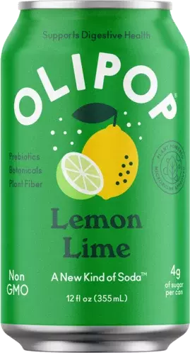 Olipop Lemon Lime Sparkling Tonic