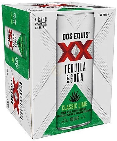 Dos Equis Rtd Classic Lime Tequila & Soda Cn