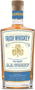 Jj Corry The Hanson Blend Irish Whky Blend Of And