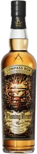 Compass Flaming Heart 25th Anniversary
