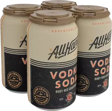 All Hands Vodka Soda Ruby Red Grapefruit