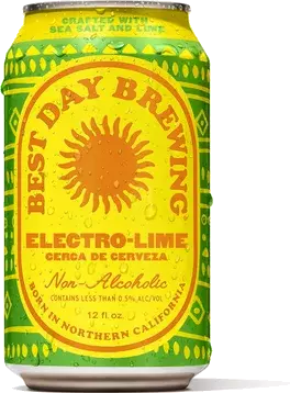 Best Day Electro Lime Salt Mexican Lager Sin Cn