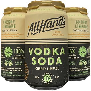 All Hands Vodka Soda Cherry Lim