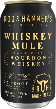 Rod & Hammer's Slo Stills Whiskey Mule Canned Cocktail