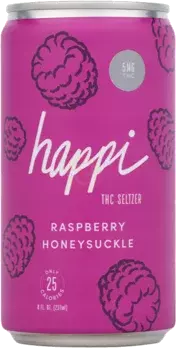 8ozcan Happi 5mg Thc Seltzer Raspberry Honeysuckle