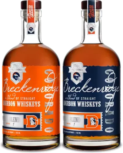 Breckenridge Bourbon Bronco Blue Orange Mile High