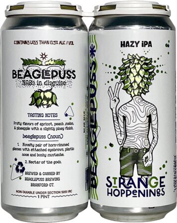 Beaglepuss Strange Hoppennings Alcoholic Hazy Ipa 4x16oz