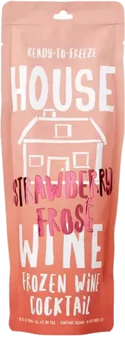House Wine Strawberry Frose Spritzer From United States Pouch
