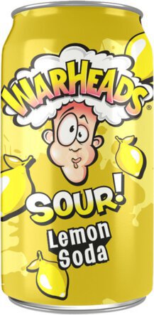 Warheads Sour Lemon Flavoured Soda Pack Of