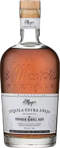 El Mayor 25th Anniversary Extra Anejo Bourbon Barrel Aged Tequila Limited Release