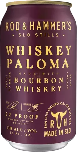 Rod & Hammer's Slo Stills Whiskey Paloma Canned Cocktail