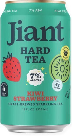 Jiant Hard Kombucha Kiwi Strawberry Tea