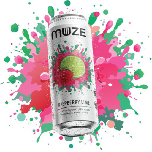 Muze Raspberry Lime Thc Seltzer - Bevarage world Meriden CT