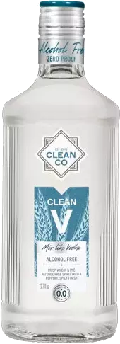 CLEAN CO V VODKA NON ALCOHOLIC