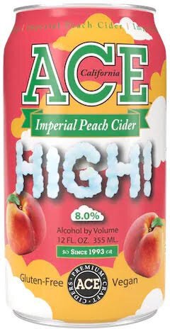 Ace California Cider High Imperial Peach