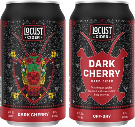 Locust Cider Dark Cherry Cider Can