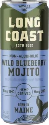 Long Coast Cktl Wild Blbry Mojito 5mg Thc & 5m1g Cbd