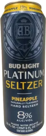 Bud Light Platinum Pineapple Hard Seltzer