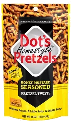 Dot S Homestyle Pretzels Honey Mustard Seasoned