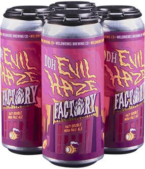 Weldwerks Brewing Evil Haze Factory Hazy Dipa Cn