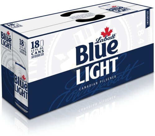 Labatt Blue Light Can